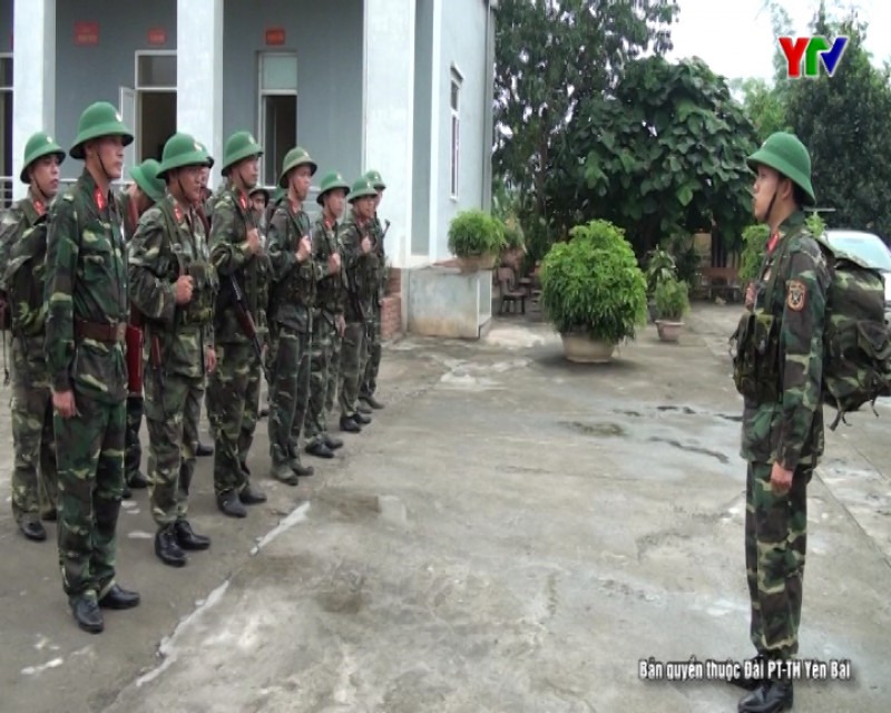 Bộ CHQS tỉnh kiểm tra công tác chuẩn bị Diễn tập khu vực phòng thủ huyện Văn Yên