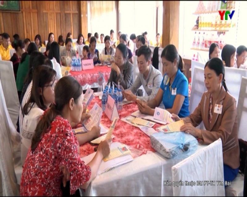 Bưu điện huyện Yên Bình tập huấn cộng tác viên đại lý BHXH