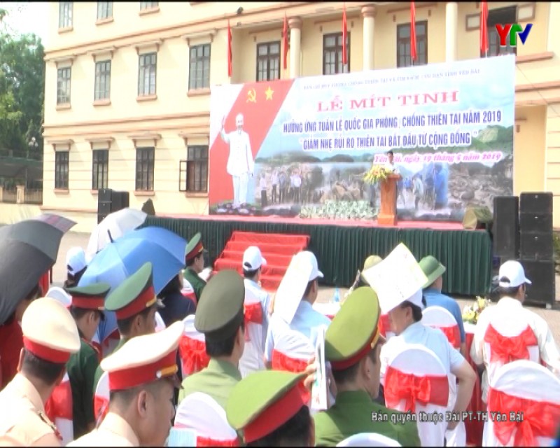 Yên Bái mít tinh hưởng ứng Tuần lễ Quốc gia phòng chống thiên tai năm 2019