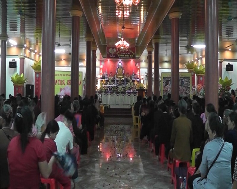 Đại lễ Phật đản tại chùa Đại An, huyện Văn Yên