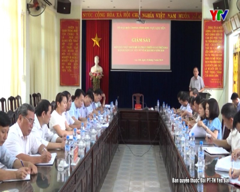 HĐND tỉnh giám sát Đề án phát triển giao thông nông thôn tại huyện Lục Yên
