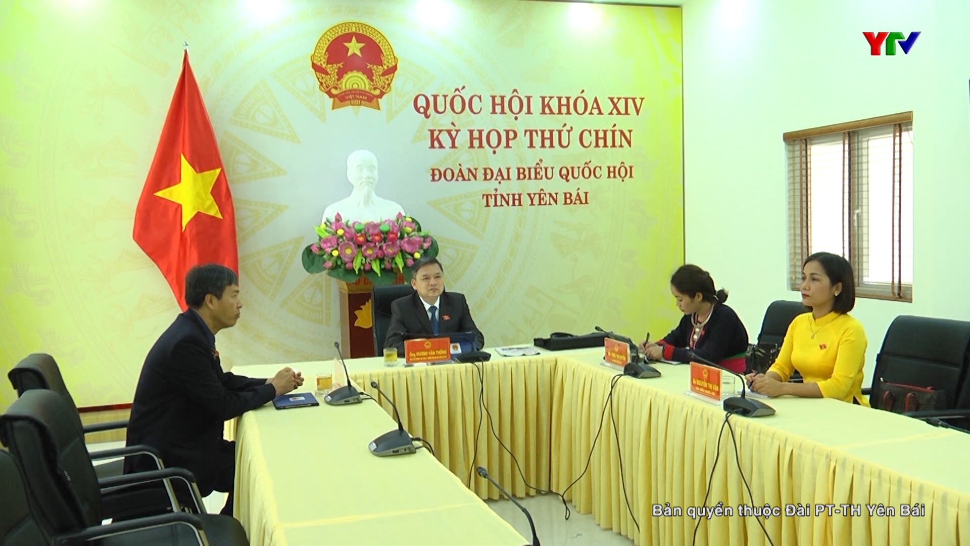 Đoàn ĐBQH tỉnh Yên Bái dự trực tuyến khai mạc Kỳ họp thứ 9 - Quốc hội khóa XIV
