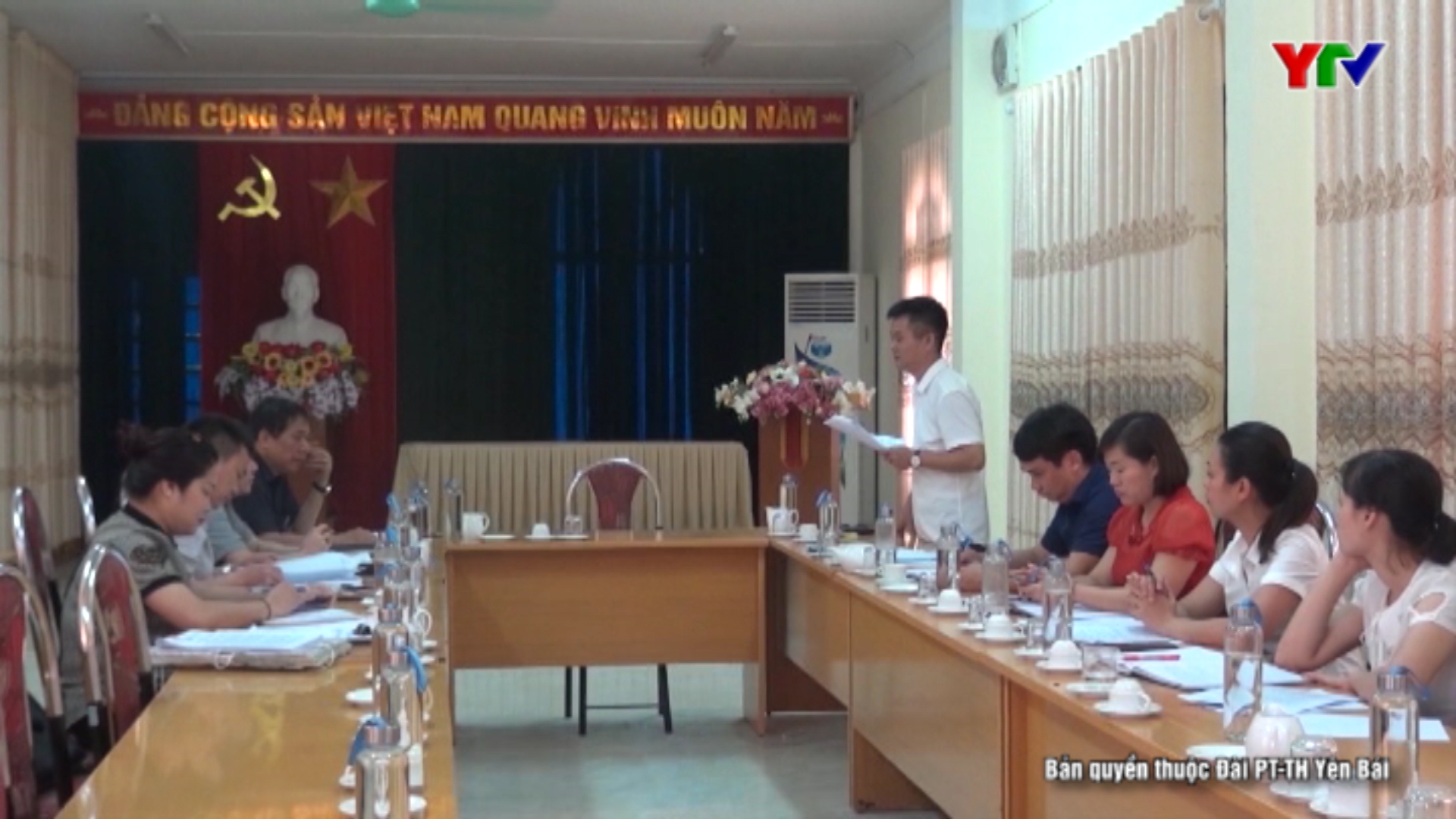 Đoàn công tác của Ban Chỉ huy PCTT – TKCN tỉnh làm việc tại huyện Văn Chấn