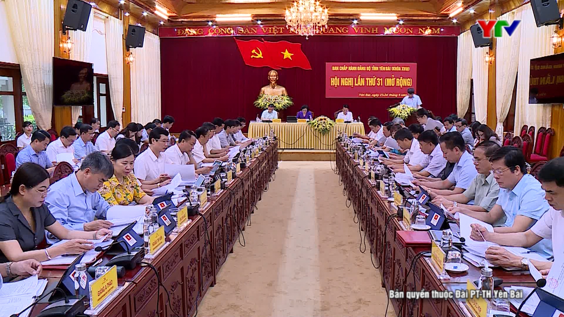 Khai mạc Hội nghị lần thứ 31- Ban Chấp hành Đảng bộ tỉnh Yên Bái khóa XVIII ( mở rộng)