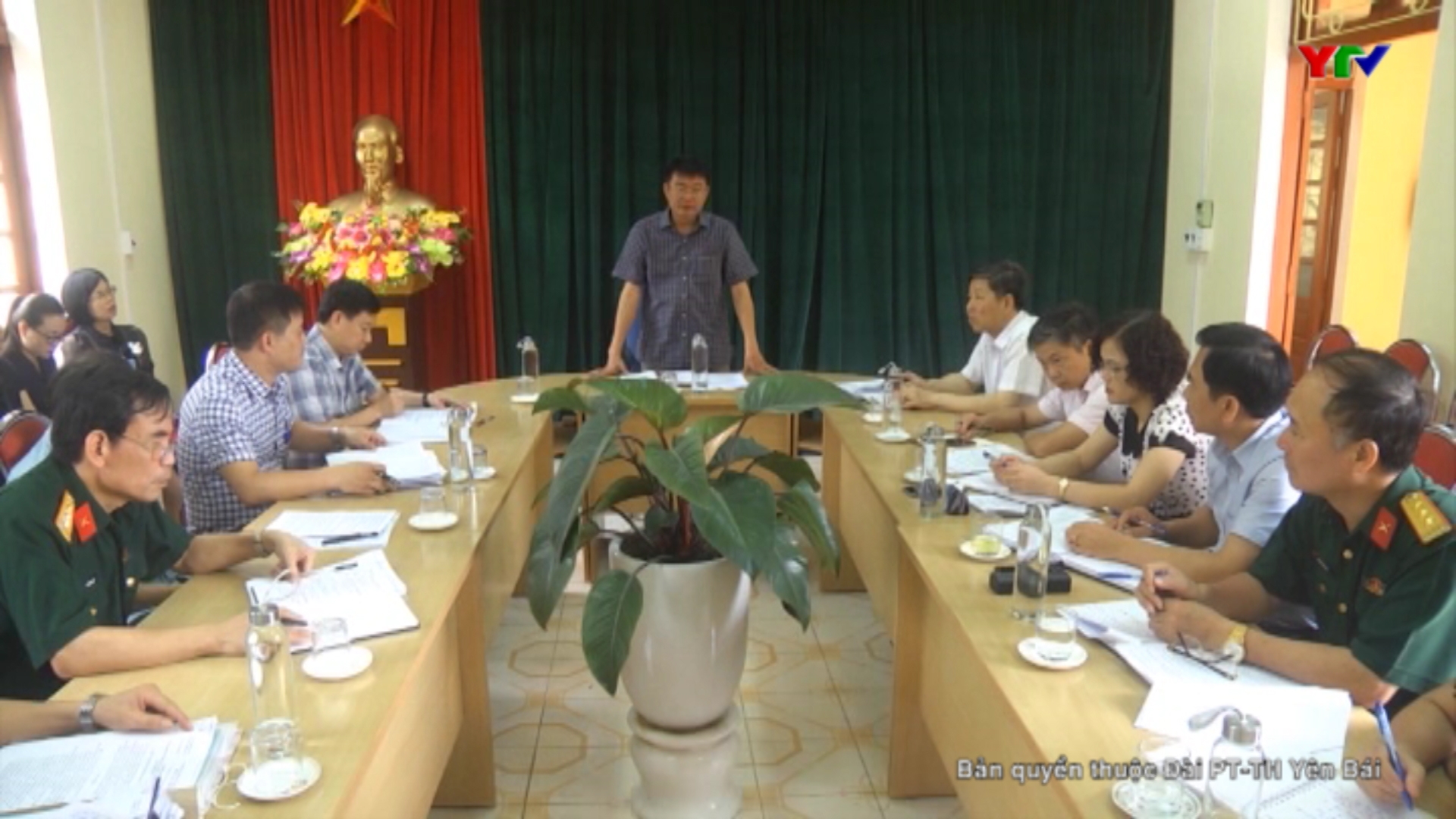 Đoàn công tác của Ban chỉ huy PCTT-TKCN tỉnh làm việc với thành phố Yên Bái