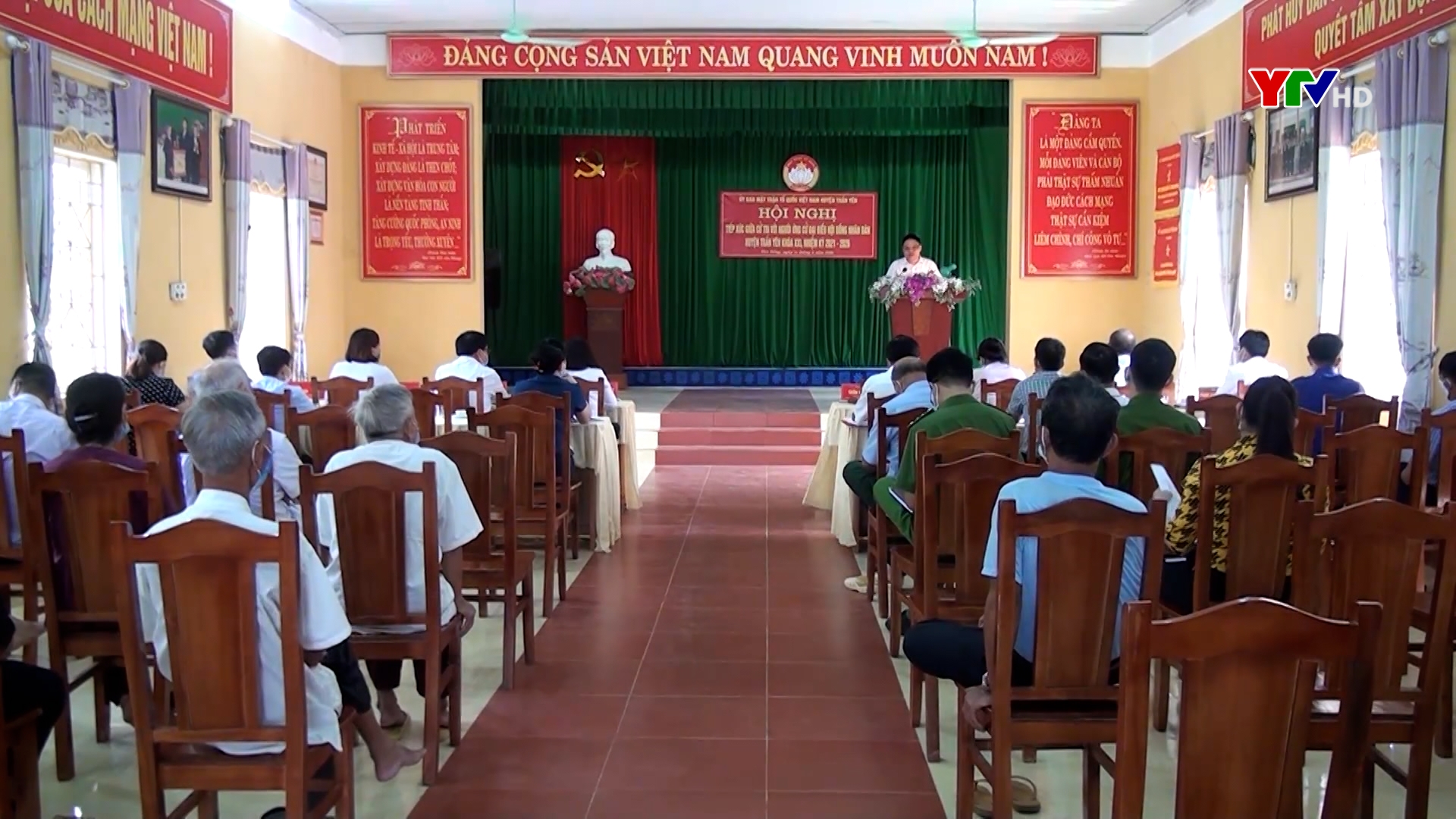 56 ứng cử viên đại biểu HĐND huyện Trấn Yên hoàn thành tiếp xúc cử tri