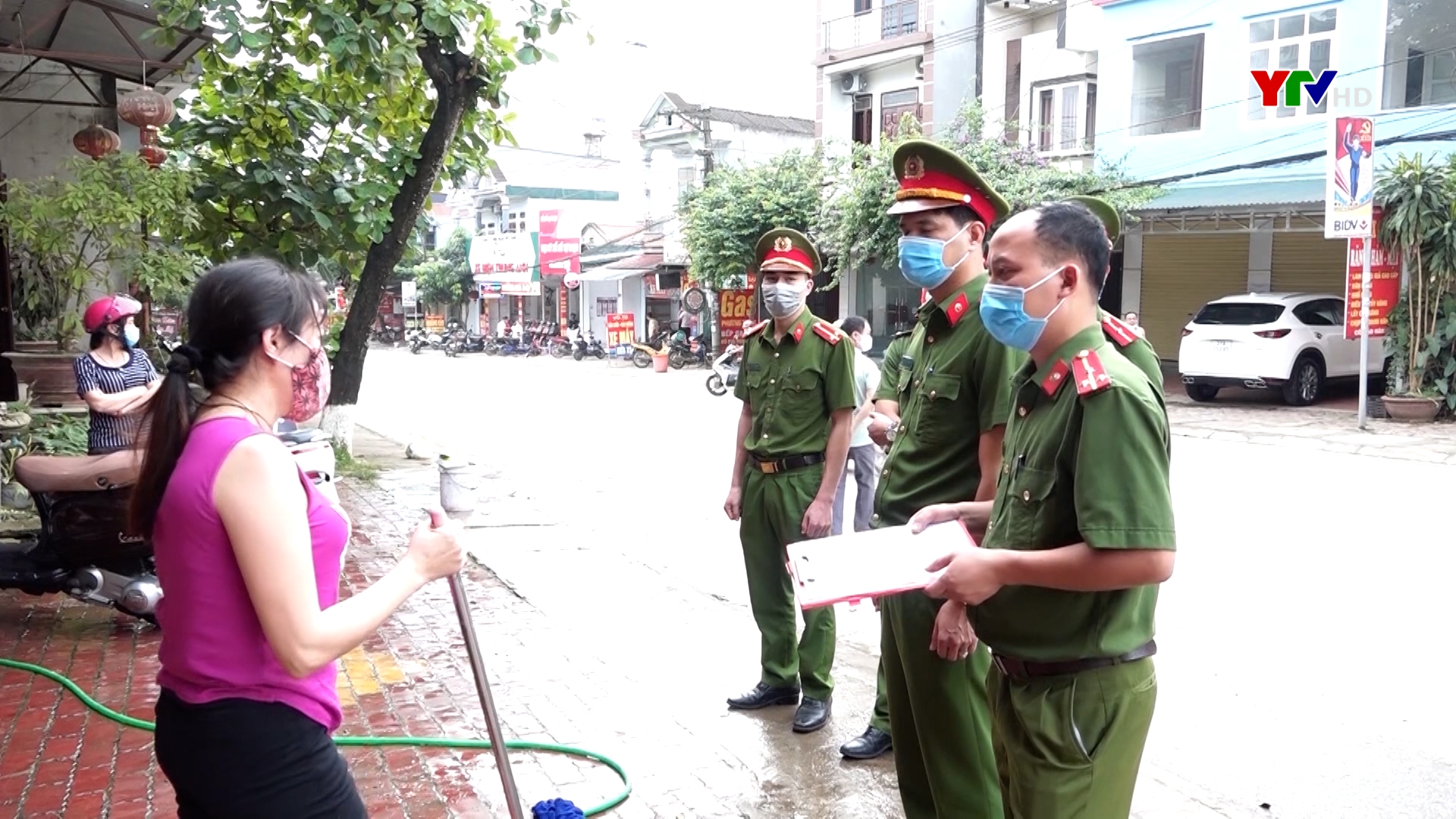 Công an huyện Văn Yên đảm bảo an ninh trật tự cho cuộc bầu cử