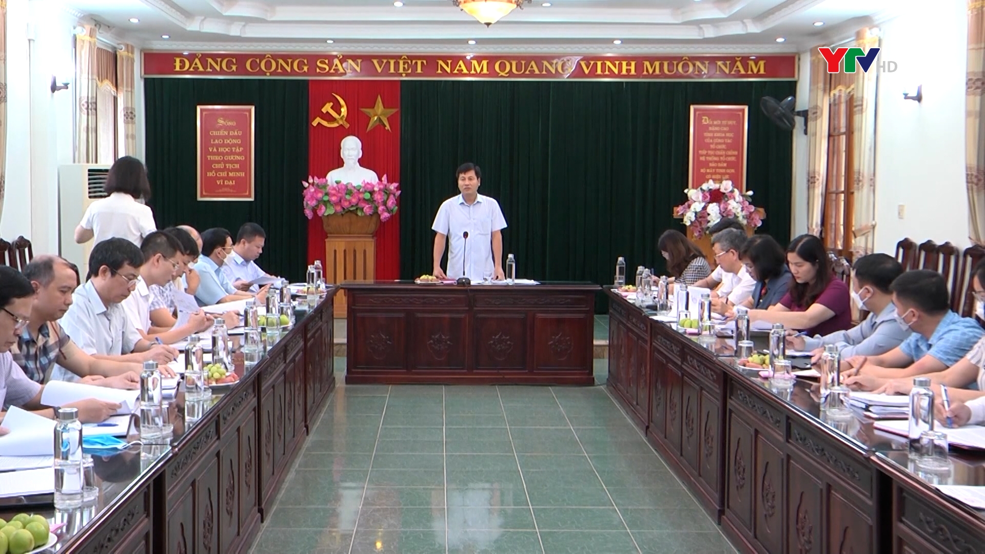 Đồng chí Phó Chủ tịch UBND tỉnh Ngô Hạnh Phúc làm việc với Sở Nội vụ về việc thực hiện Nghị quyết số 21 của BCH Đảng bộ tỉnh