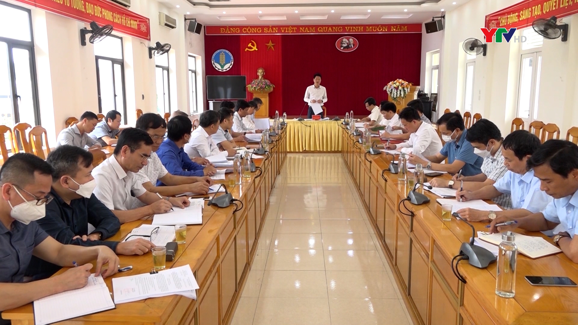 Đồng chí Nguyễn Thế Phước - PCT Thường trực UBND tỉnh làm việc với Đảng bộ Sở Nông nghiệp và Phát triển nông thôn