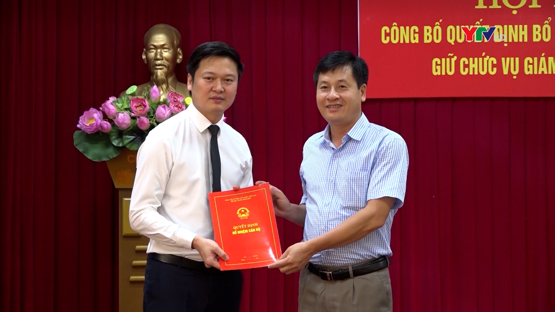 Đồng chí Trần Việt Quý được bổ nhiệm giữ chức Giám đốc Sở Xây dựng Yên Bái