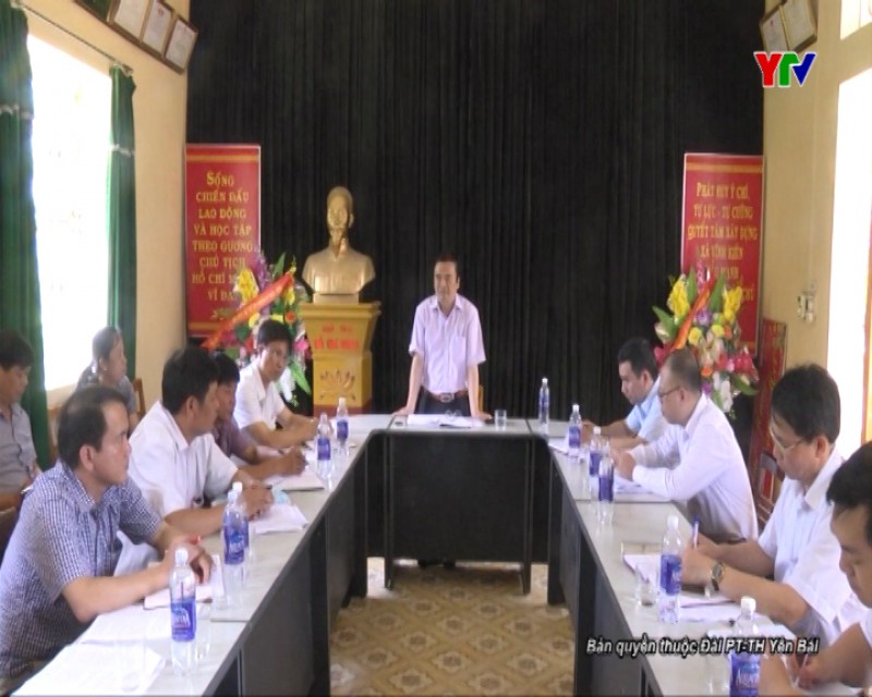 Đ/c Hoàng Xuân Nguyên – PCT UBND tỉnh kiểm tra công tác phòng chống thiên tai tại các xã vùng đông Hồ huyện Yên Bình