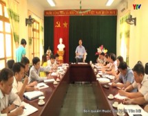 Đồng chí Dương Văn Tiến – Phó Chủ tịch UBND tỉnh làm việc với huyện Trạm Tấu