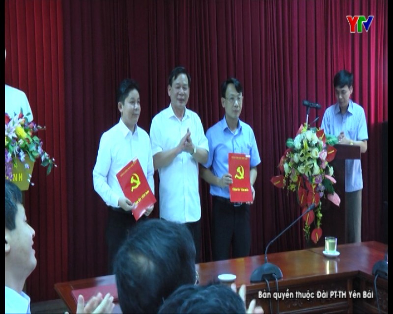 Công bố quyết định của BTV Tỉnh uỷ về công tác cán bộ tại thành phố Yên Bái