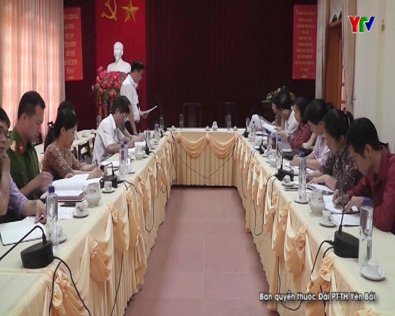 Đoàn giám sát HĐND tỉnh làm việc tại huyện Văn Yên