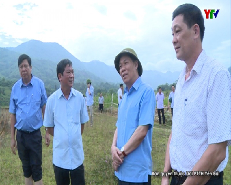 Đ/c Phó Chủ tịch UBND tỉnh Nguyễn Văn Khánh làm việc tại huyện Lục Yên