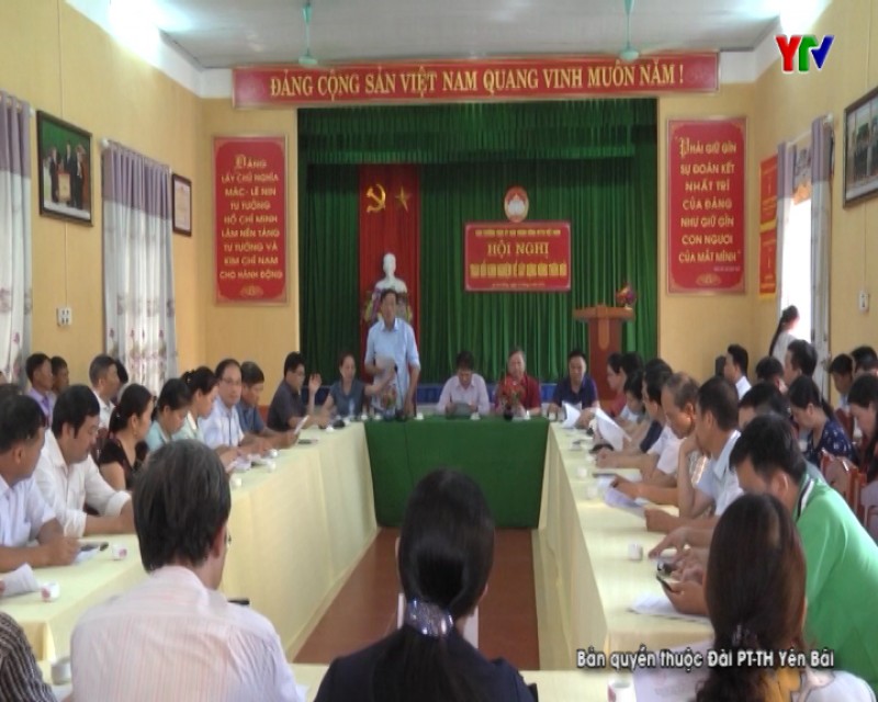 Đoàn công tác Ủy ban MTTQ Việt Nam tham quan, trao đổi kinh nghiệm về chương trình Nông thôn mới tại xã Tân Đồng, huyện Trấn Yên