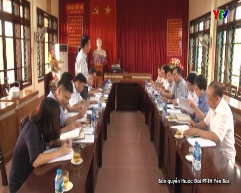 Đoàn công tác Văn phòng thường trực Ban chỉ đạo TW về phòng chống thiên tai làm việc tại tỉnh Yên Bái