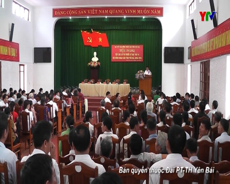 Đ/c Triệu Tiến Thịnh - Phó Chủ tịch HĐND tỉnh tiếp xúc cử tri huyện Trấn Yên