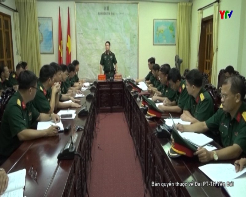 Quân khu 2 kiểm tra công tác quân sự, quốc phòng tại Bộ CHQS tỉnh Yên Bái