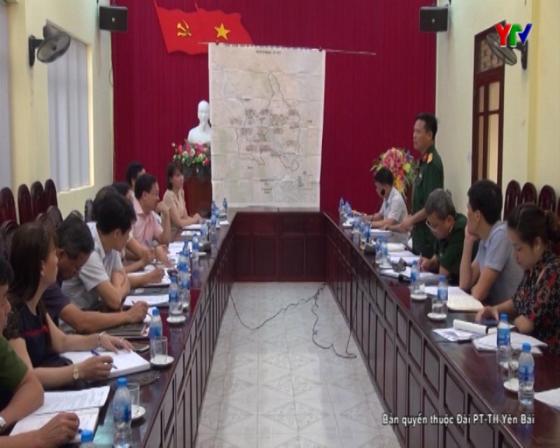 Kiểm tra công tác phòng chống thiên tai - tìm kiếm cứu nạn năm 2019 tại thành phố Yên Bái