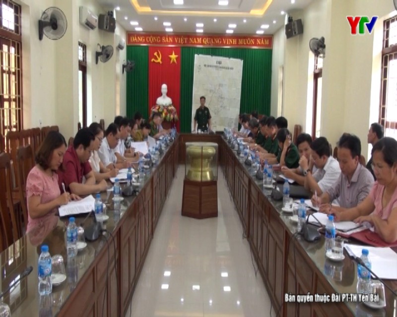 Kiểm tra công tác phòng chống thiên tai - tìm kiếm cứu nạn tại huyện Trấn Yên và Văn Yên