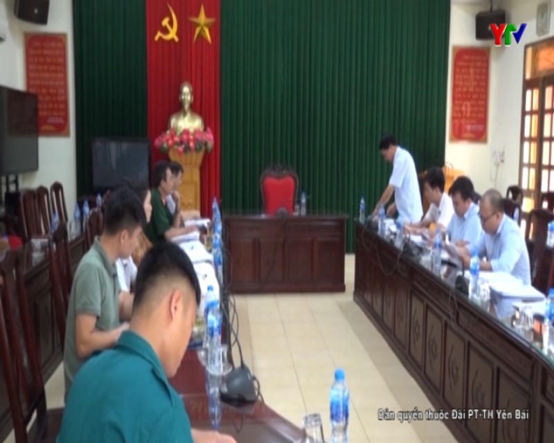 Kiểm tra công tác PCTT-TKCN tại thị xã Nghĩa Lộ và huyện Trạm Tấu