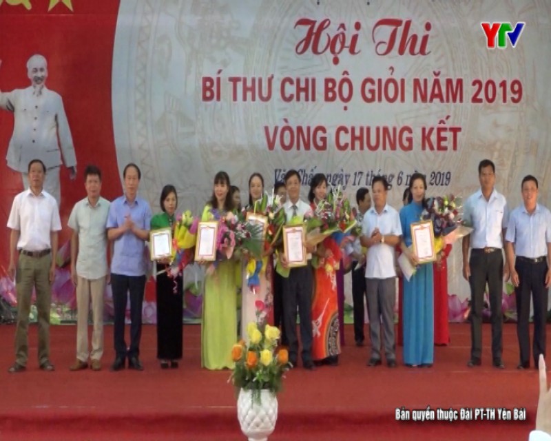 Chung kết Hội thi Bí thư chi bộ giỏi Đảng bộ huyện Văn Chấn năm 2019