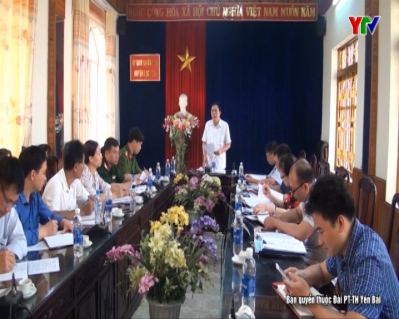 Kiểm tra công tác PCTT-TKCN tại huyện Lục Yên