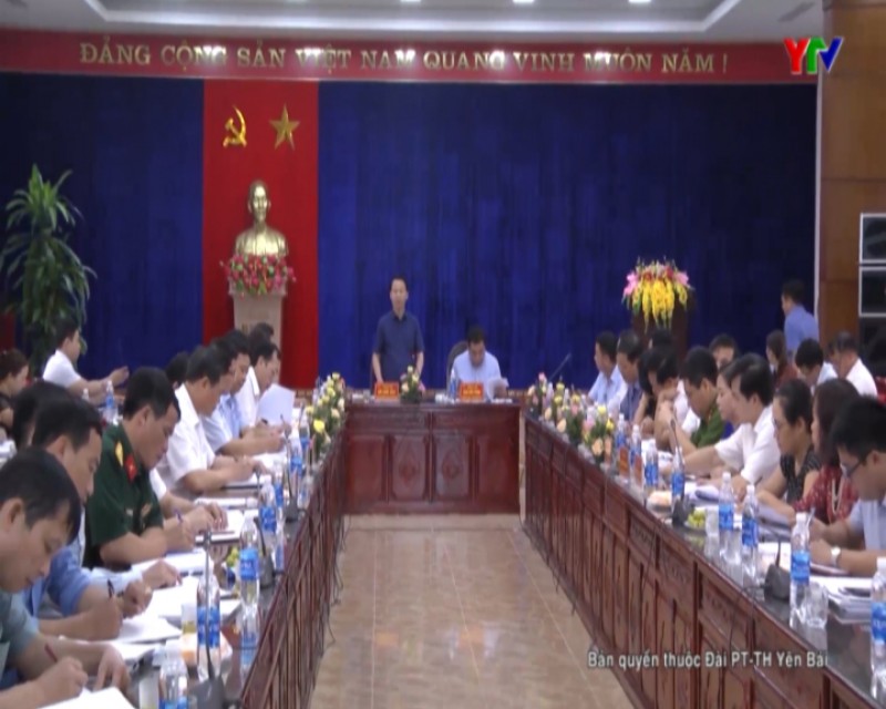 Đồng chí Chủ tịch UBND tỉnh Đỗ Đức Duy làm việc tại huyện Yên Bình
