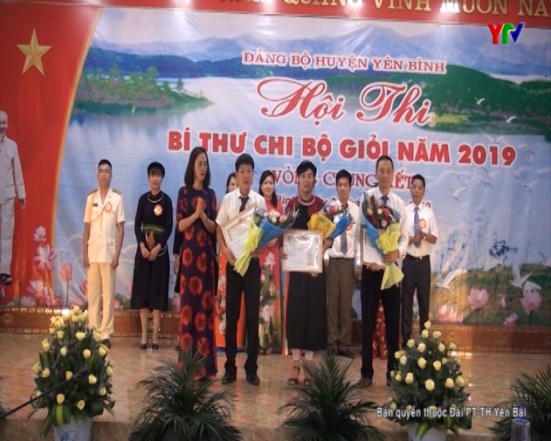 Chung kết Hội thi Bí thư chi bộ giỏi huyện Yên Bình năm 2019