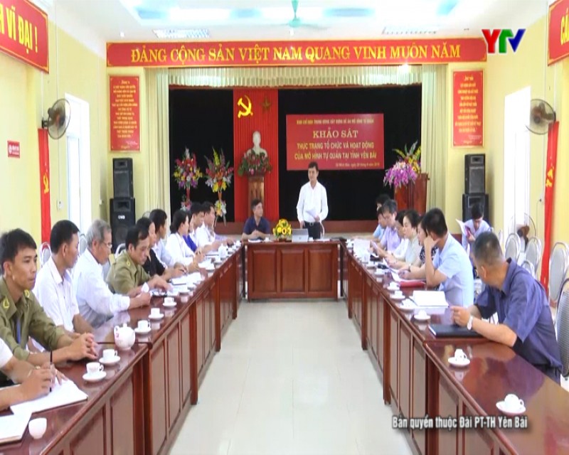 Ban Chỉ đạo Trung ương xây dựng Đề án mô hình tự quản khảo sát tại xã Minh Bảo, thành phố Yên Bái