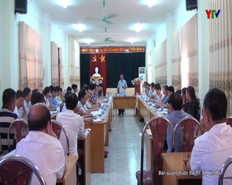 Văn Chấn triển khai thực hiện Đề án thành lập thị trấn Sơn Thịnh và Đề án điều chỉnh địa giới hành chính