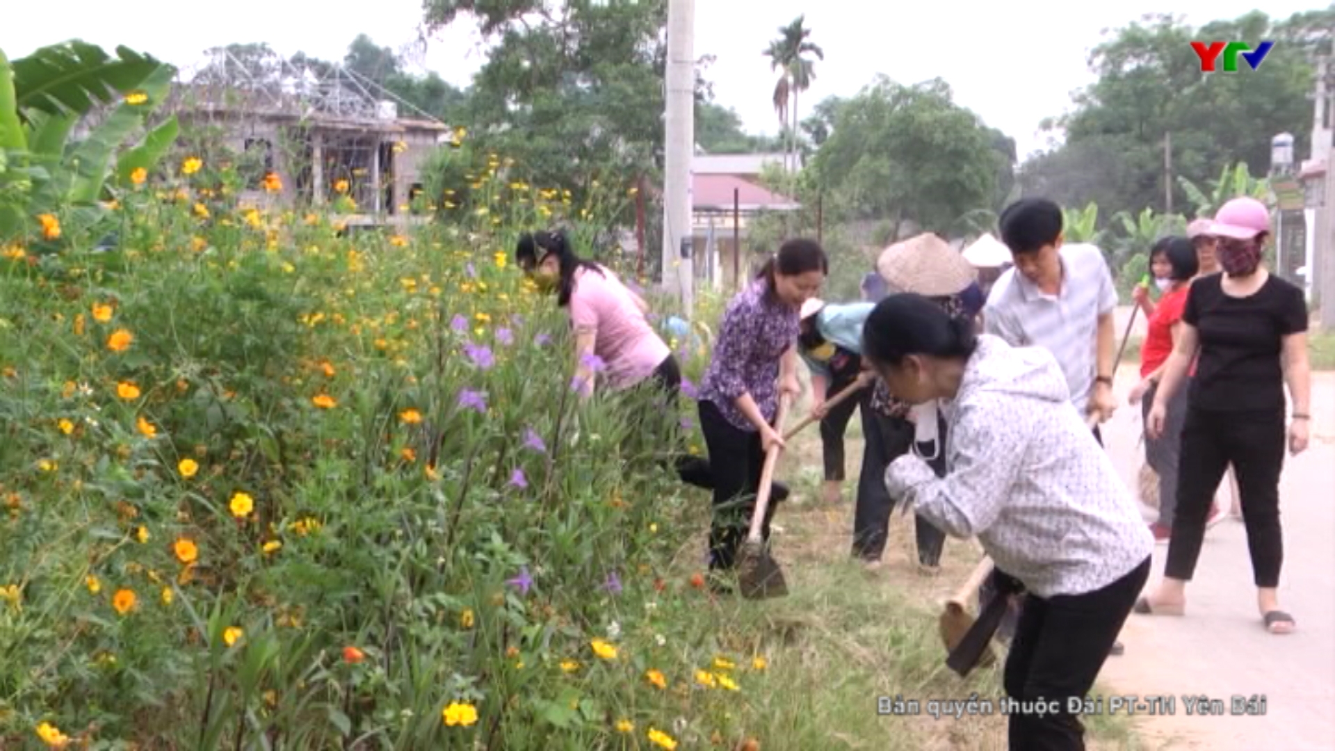 Hội Liên hiệp Phụ nữ thành phố Yên Bái ra quân vệ sinh môi trường