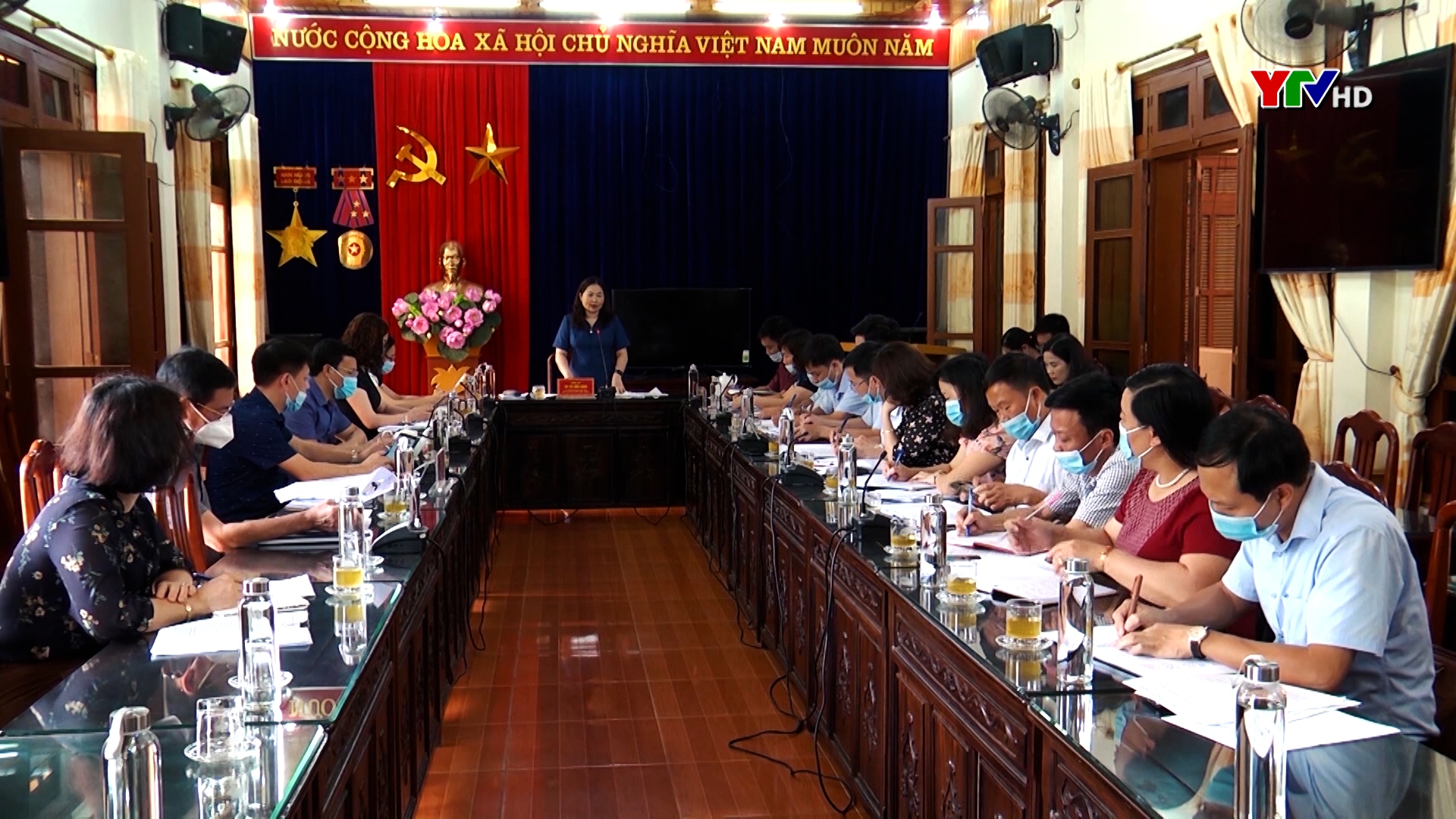 Đồng chí Vũ Thị Hiền Hạnh - Phó Chủ tịch UBND tỉnh làm việc tại huyện Mù Cang Chải