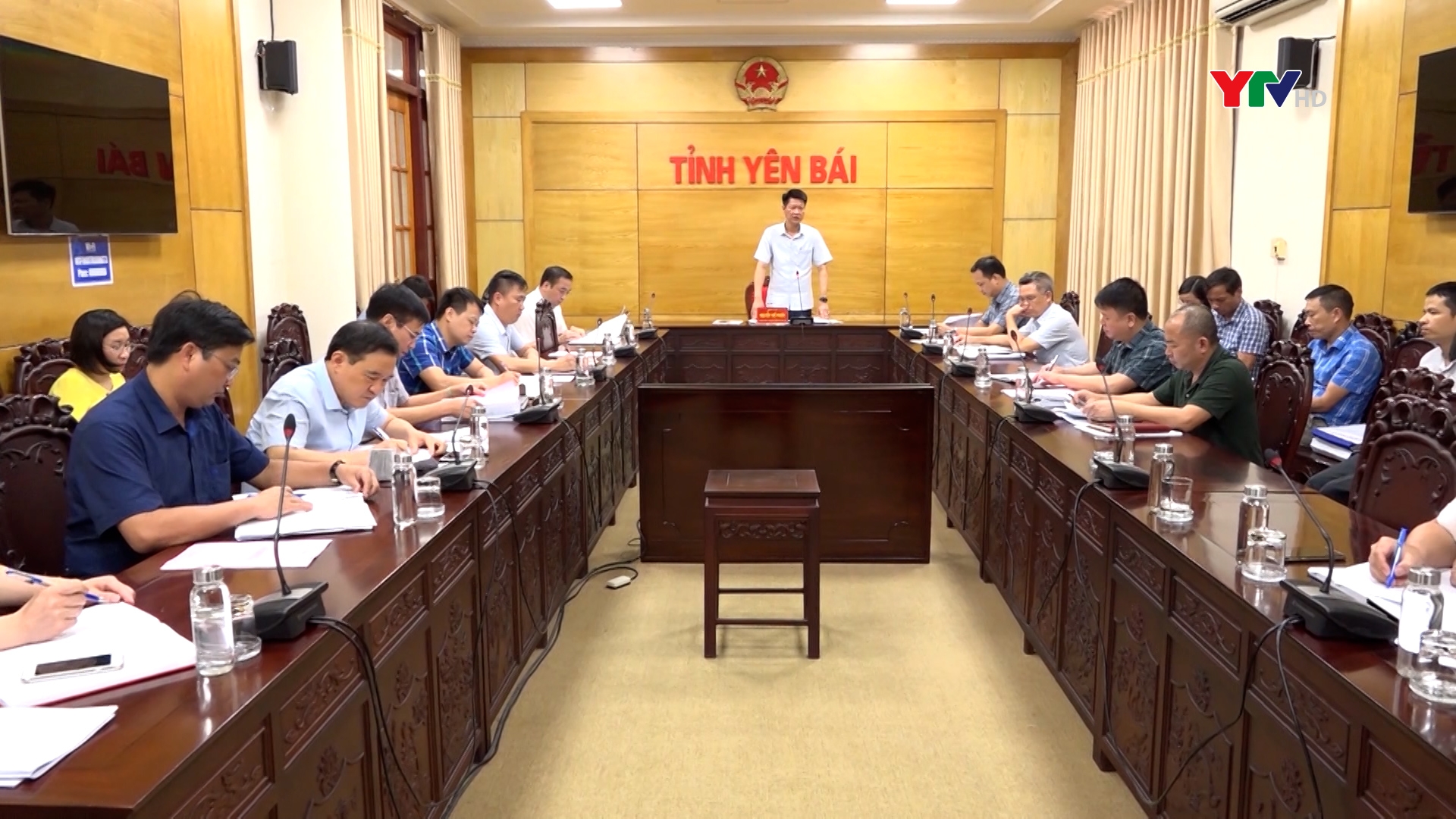 Đồng chí Phó Chủ tịch Thường trực UBND tỉnh Nguyễn Thế Phước làm việc với Ban QLDA Đầu tư xây dựng tỉnh