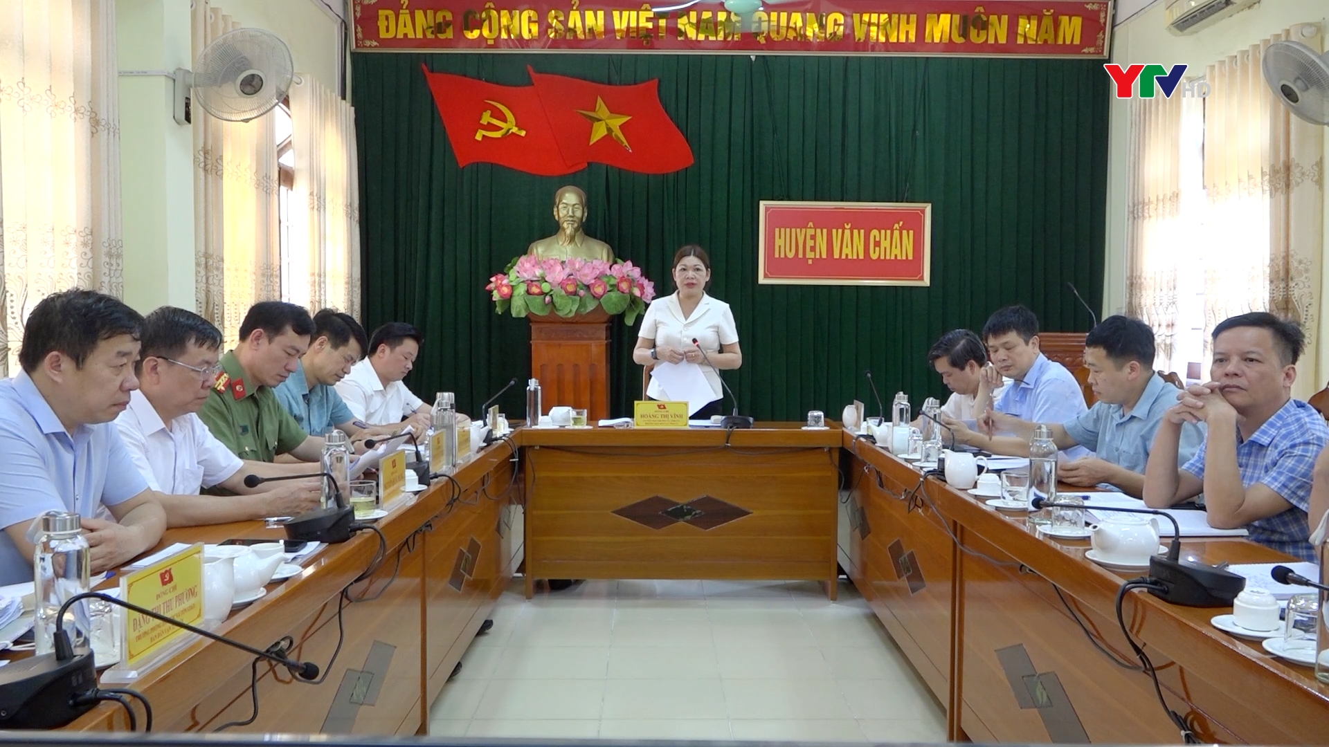 Ban Chỉ đạo công tác tín ngưỡng, tôn giáo tỉnh Yên Bái làm việc tại huyện Văn Chấn