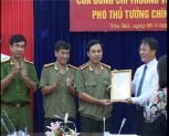 Công an tỉnh Yên Bái nhận thư khen của phó thủ tướng Trương Vĩnh Trọng