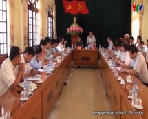 Đ/c Ngô Ngọc Tuấn - Chủ tịch HĐND tỉnh làm việc với huyện Văn Chấn