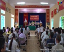 HĐND huyện Văn Chấn khóa XI tiếp xúc cử tri tại 11 đơn vị
