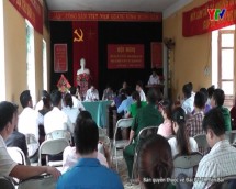 Đại biểu HĐND huyện Lục Yên tiếp xúc cử tri