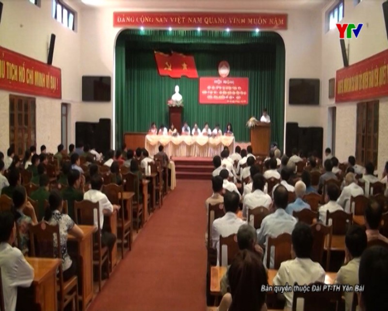 Tổ đại biểu HĐND tỉnh Yên Bái bầu tại huyện Trấn Yên tiếp xúc cử tri