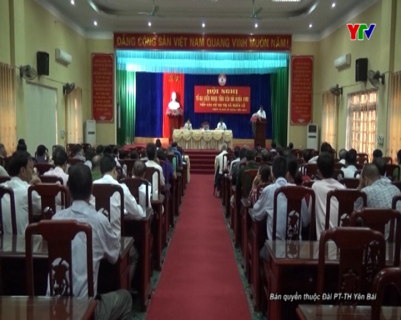 Các đại biểu HĐND tỉnh Yên Bái khóa XVIII tiếp xúc cử tri