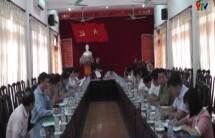 Đoàn công tác của tỉnh làm việc tại huyện Lục Yên đánh giá kết quả giúp đỡ các xã đặc biệt khó khăn