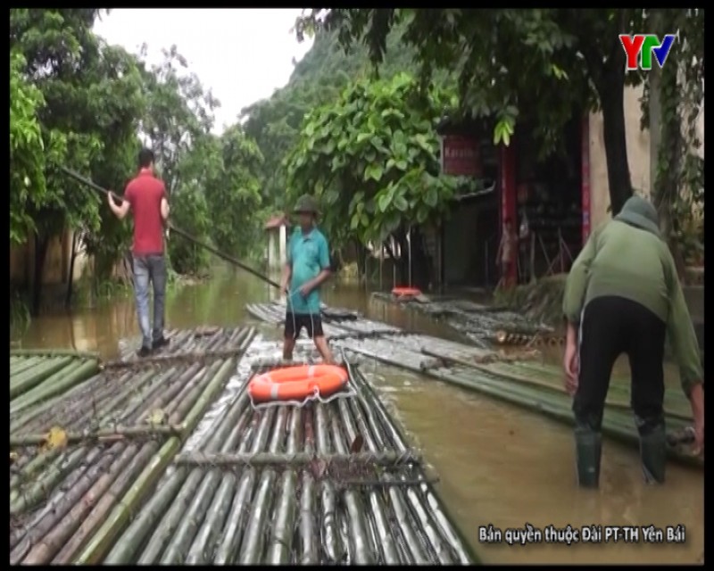 Xã Tân Lĩnh huyện Lục Yên khắc phục hậu quả mưa, lũ