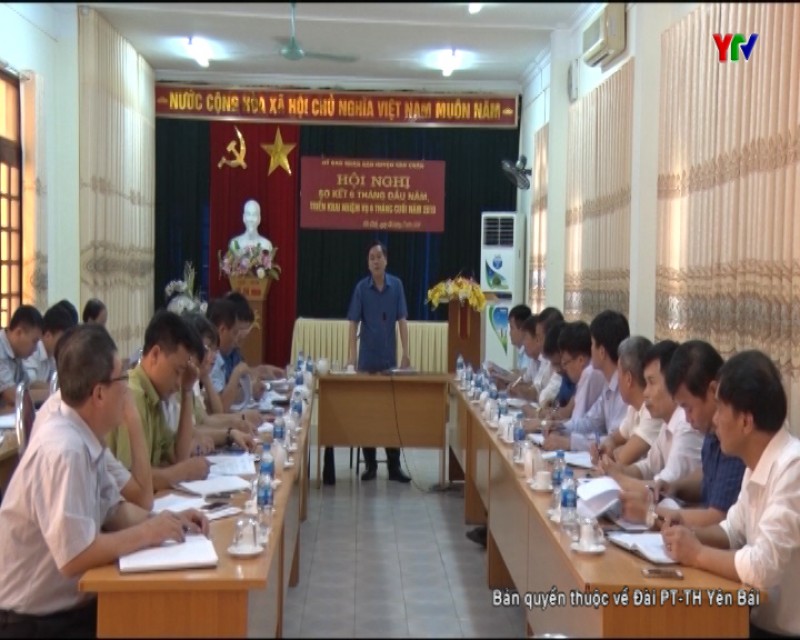 UBND huyện Văn Chấn triển khai nhiệm vụ 6 tháng cuối năm
