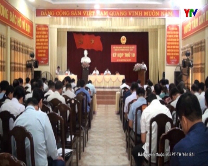 Kỳ họp thứ 10 - HĐND huyện Lục Yên khóa XX