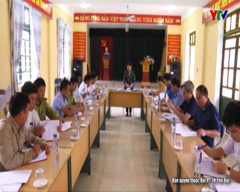 Đoàn công tác của HĐND tỉnh giám sát tại huyện Mù Cang Chải