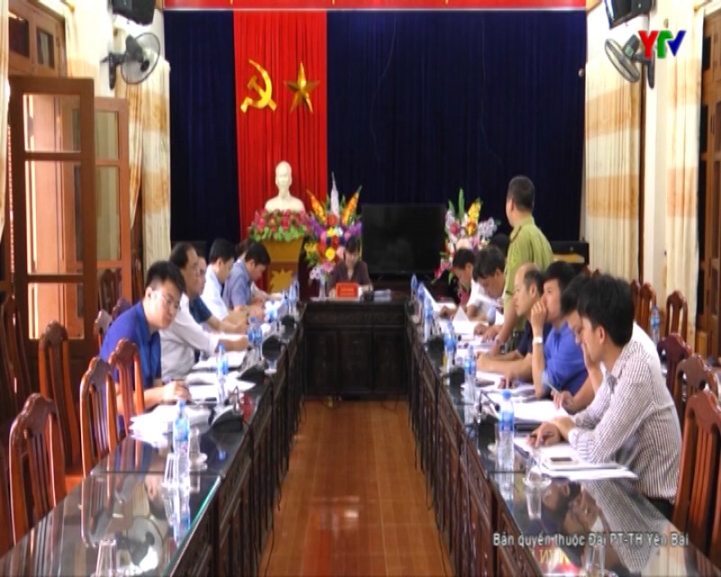 Đoàn giám sát của HĐND tỉnh làm việc với huyện Mù Cang Chải