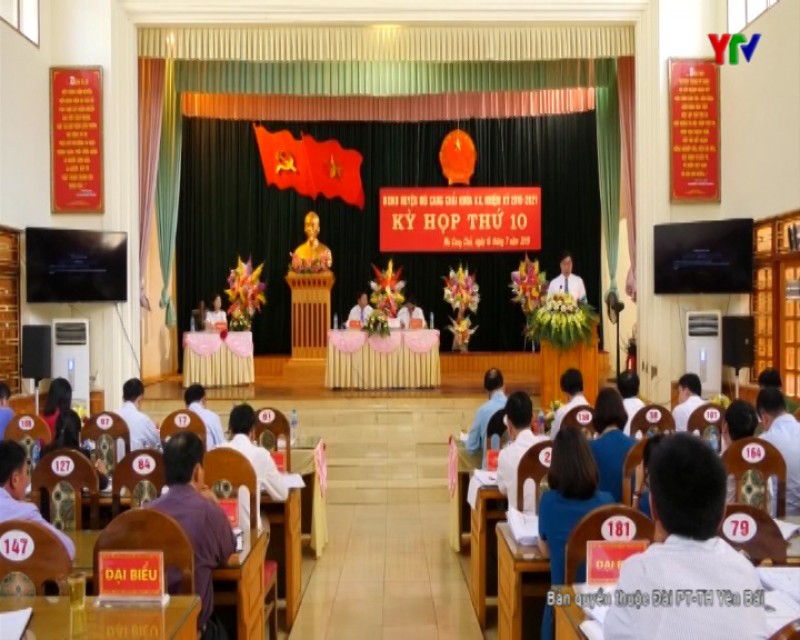 HĐND huyện Trấn Yên và HĐND huyện Mù Cang Chải tổ chức kỳ họp thứ 10