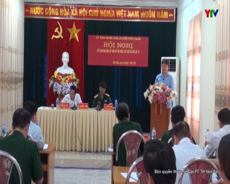 Hội nghị kết luận địa bàn lập bản đồ tìm kiếm quy tập hài cốt liệt sỹ tại huyện Văn Chấn